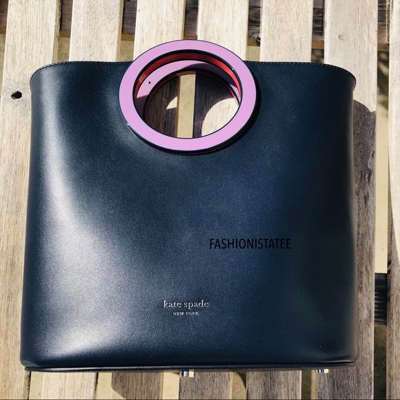 Kate Spade Betty Medium Tote Blazer Blue Multi - Picture 6 of 6